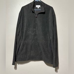 Saddlebred 3/4 zip pullover - Dark Gray - Like New